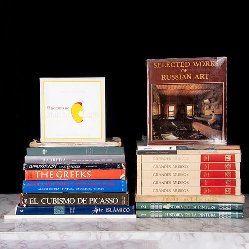 Libros sobre Arte. Caravaggio / El Cubismo de Picasso / Arte Islámico / Impressionist Masterpieces. Piezas: 21.