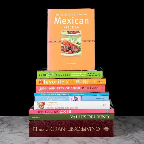Libros sobre Cocina y Vino.  Recipes from our all - star chef favorites / From Emeril´s Kitchen. Piezas: 10.
