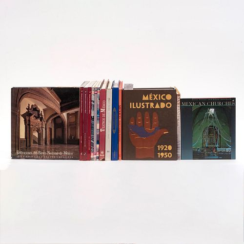 Libros sobre Arte Historia y Arte Mexicano.  México Indio / México Ilustrado, Libros, Revistas y Carteles 1920 - 1950. Piezas: 14.