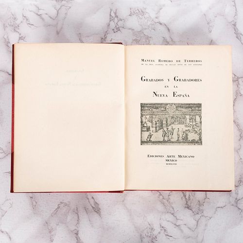 Romero de Terreros, Manuel. Grabados y Grabadores en la Nueva España. México: Ediciones Arte Mexicano, 1948.