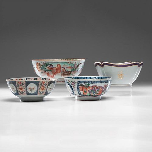 Chinese Export Punch and Fruit Bowls