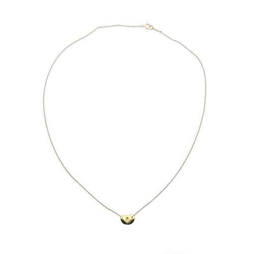 Tiffany &amp; Co Elsa Peretti 18k Gold Bean Pendant Necklace