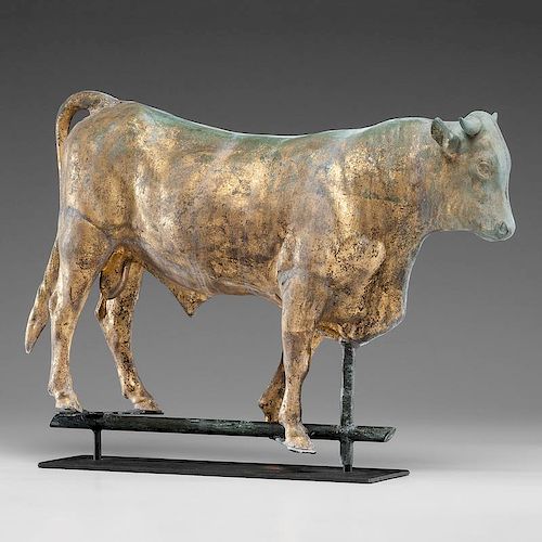 Copper Bull Weathervane