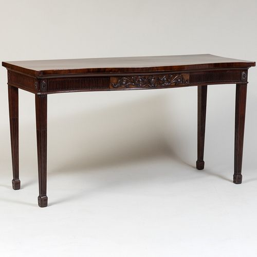 Late George III Carved Mahogany Serving Table