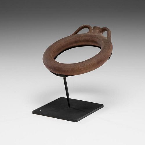 Rare Ohio Stoneware Ring Jug