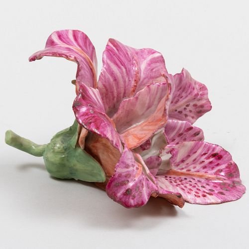 Lady Anne Gordon Porcelain Model of an Exotic Lily