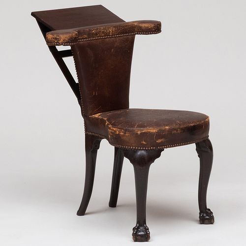George II Style Mahogany Cock Fighting Chair