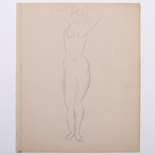 Henri Matisse (1869-1954): Nu, bras levés