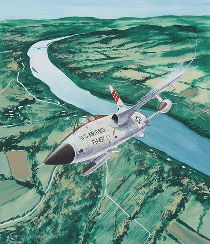 Steve Ferguson (B. 1946) "F-105 Thunderchief"