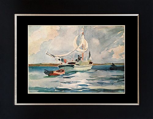 Winslow Homer color plate lithograph after Homer