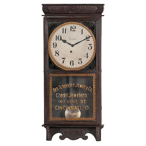 Ingraham Cincinnati Jeweler's Advertising Clock