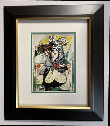 Pablo Picasso color plate lithograph after Picasso from 1970