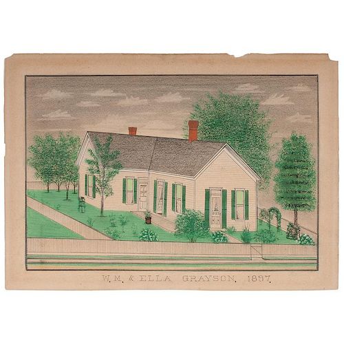 Pastel of Grayson Home