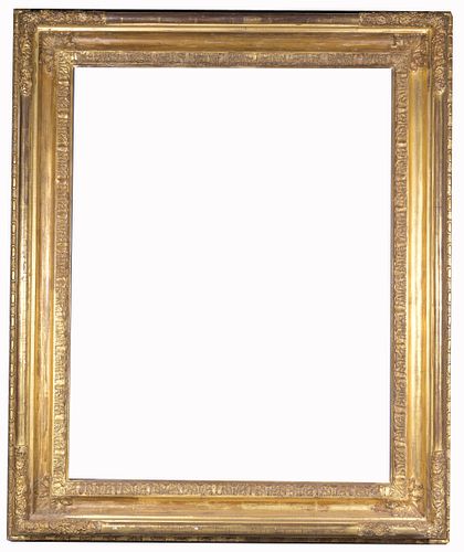 American 1830's Large Gilt Frame- 36.5 x 28.5
