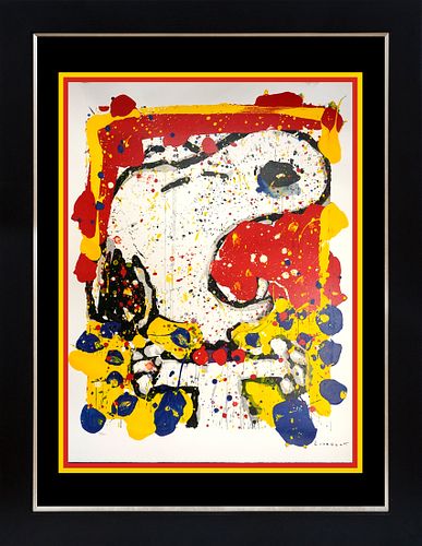 Tom Everhart Original Lithograph Snoopy Limited Edition