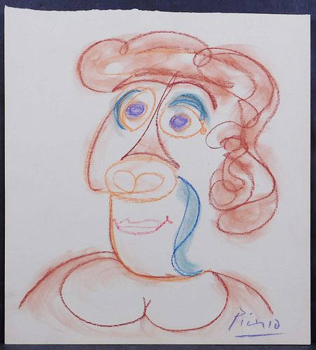 Style of Pablo Picasso: Portrait du Femme