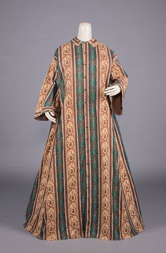 INDIAN INSPIRED COTTON WRAPPER, LATE 1840s