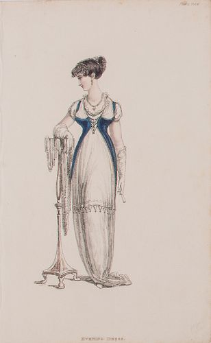 COLLECTION OF EARLY FASHION PLATES, ENGLAND & FRANCE, 1793-1821
