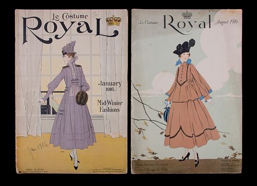 TWO LE COSTUME ROYAL, NYC, JANUARY & AUGUST 1916