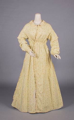 AT-HOME COTTON PELISSE, 1840s
