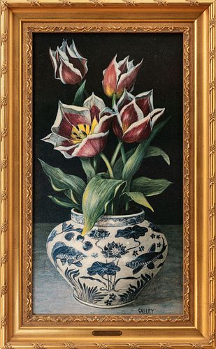 GALLEY, Tulips in vase