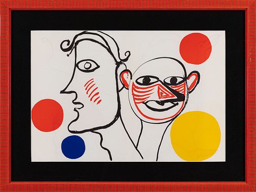 CALDER, double sided lithograph