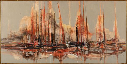 MAX GUNTHER,  Alberi,  oil on canvas