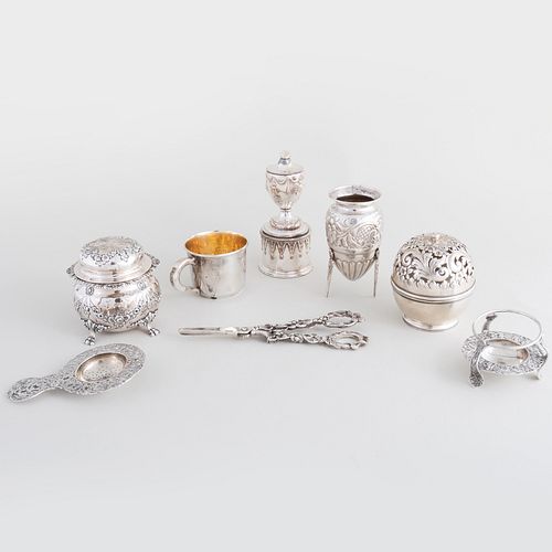 Group of Silver and Silver Plate