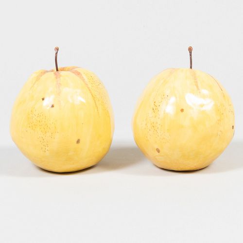Pair of Lady Anne Gordon Porcelain Models of Apples