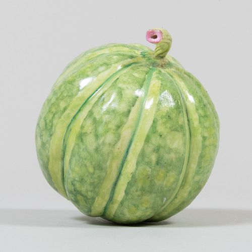 Lady Anne Gordon Porcelain Model of a Small Melon