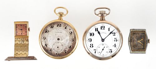 Mens Vintage Pocket Watches and Watches Lot