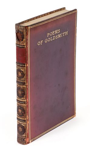 Poems of Goldsmith 1859 Sangorski and Sutcliffe Binding