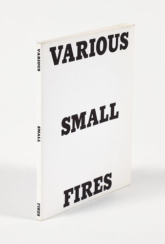 Ed Ruscha Various Small Fires and Milk 1970 2nd ed