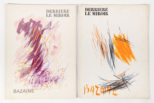 Two Derriere Le Miroir Bazaine 1968 1972 Lithographs