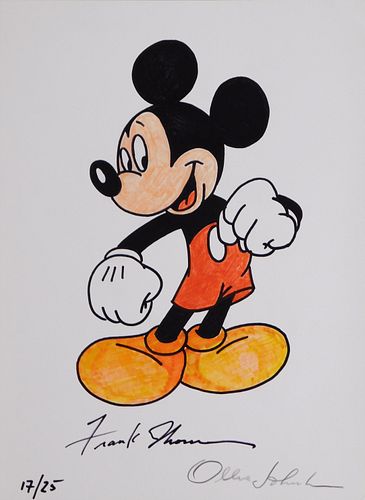 Ollie Johnston & Frank Thomas, Attr.: Mickey Mouse