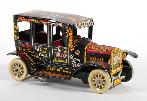 Vintage Marx Old Jalopy Mechanical Toy Car