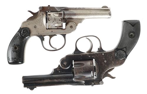 (2) Top Break Revolvers Iver Johnson Howard Arms