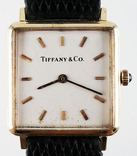 Vintage Tiffany & Co. 14K Gold Watch 17j
