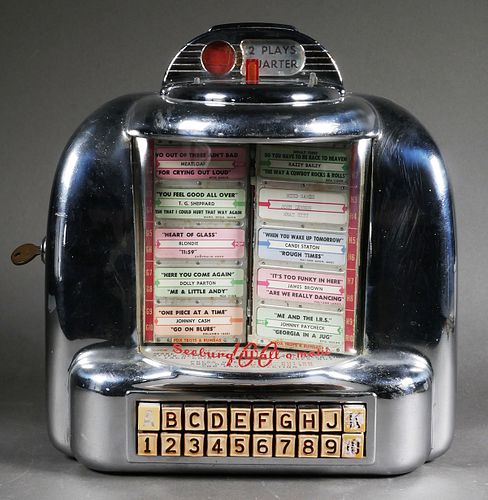 Vintage Seeburg Wall-o-matic Jukebox 
