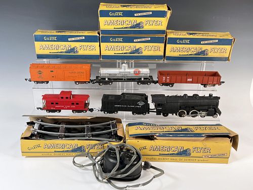 COLLECTION OF AMERICAN FLYER S SCALE TRAINS 