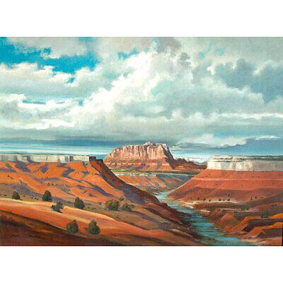 Donal Jolley (American 1933) - Zion from a Distance