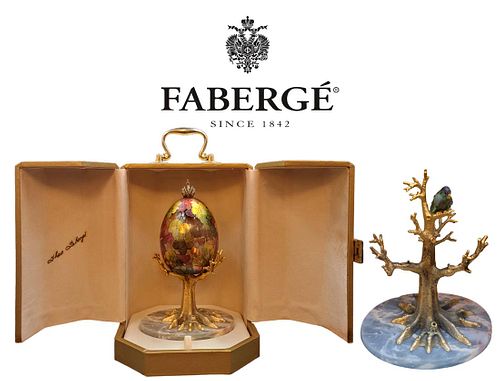 The Tropical Egg 1992, A Theo Faberge Limited Edition Decorative Egg, Boxed