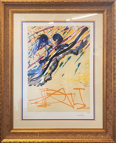 Salvador Dali Les Vitraux Suite Limited Edition Lithograph Hand signed and numbered
