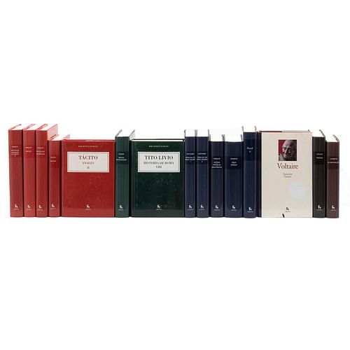 Colección Biblioteca Clásica Gredos. España: RBA Coleccionables, 2017.  Tácito. Anales I - II / Virgilio. Eneida / Buccólicas. Pzs: 15.