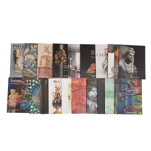 Catálogos de diferentes Casas de Subastas. Art at Auction 1982- 86 / Christie´s: The House Sale / Post-war and contemporary art. 44 pzs