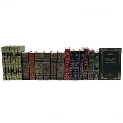 Colecciones Clásicos Inolvidables, Biblioteca de los Grandes Pensadores y Biblioteca Clásica Castalia. Piezas: 21.