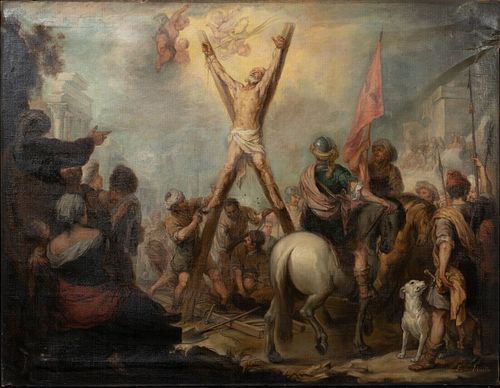  THE MARTYRDOM OF SAINT ANDREW OIL PAINTING