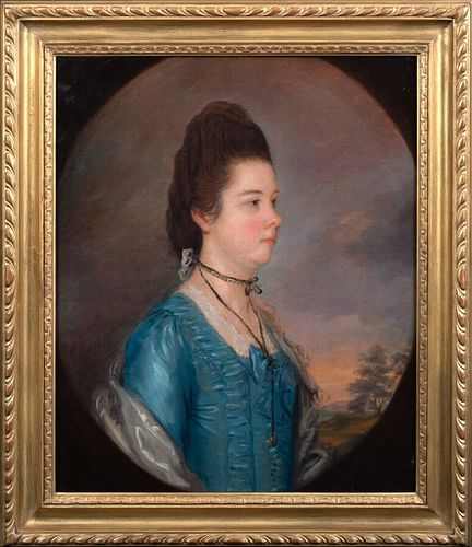 PORTRAIT OF GERTRUDE DURNFORD, LADY ALSTON OIL PAINTING