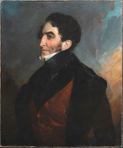 PORTRAIT OF CHARLES CORDIER OIL PAINTING