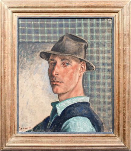  PORTRAIT OF A FARMER COUNTRY GENTLEMAN OIL PAINTING